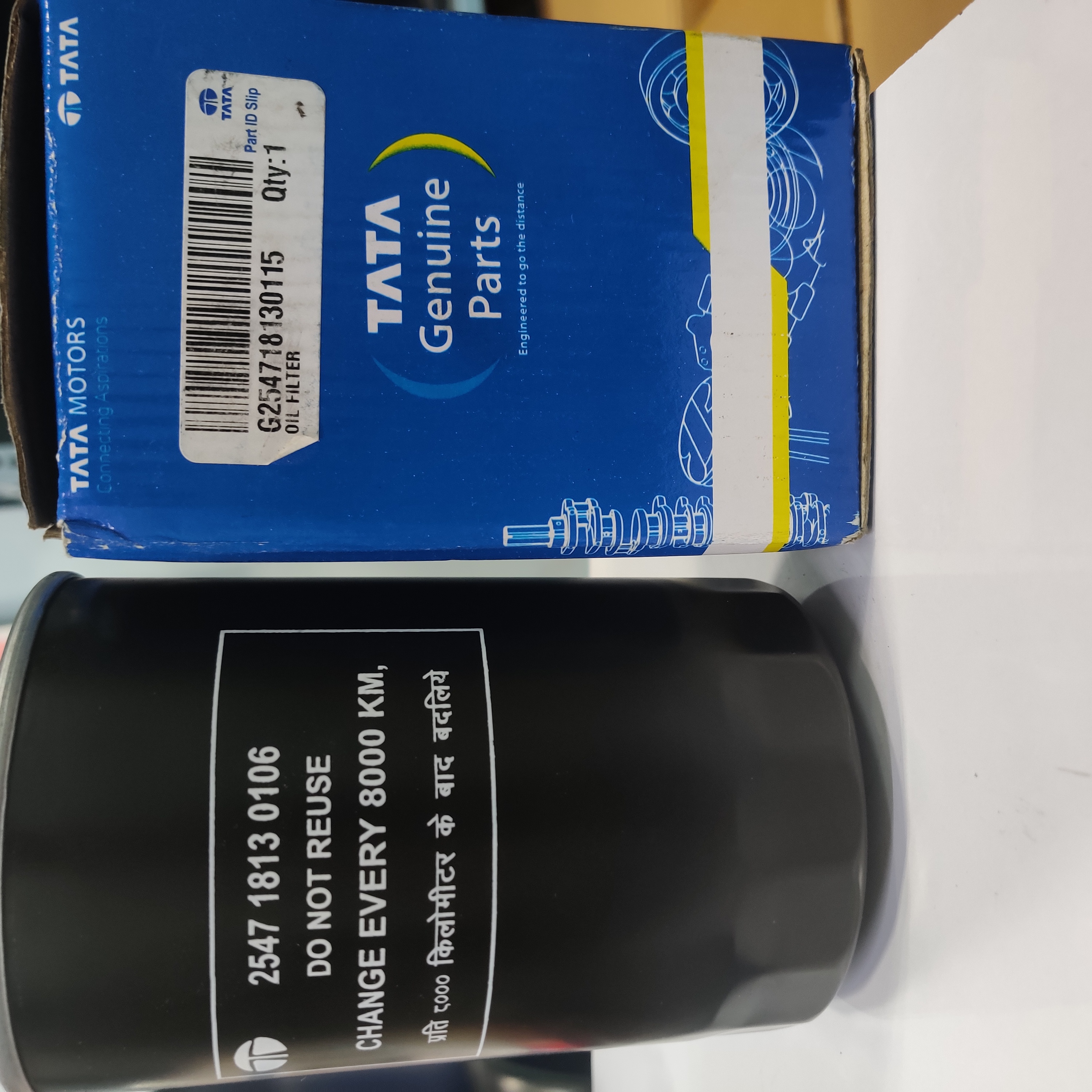 TATA TELCOLINE ASSEMBLY OIL FILTER 254718130115 STOCKID 1246