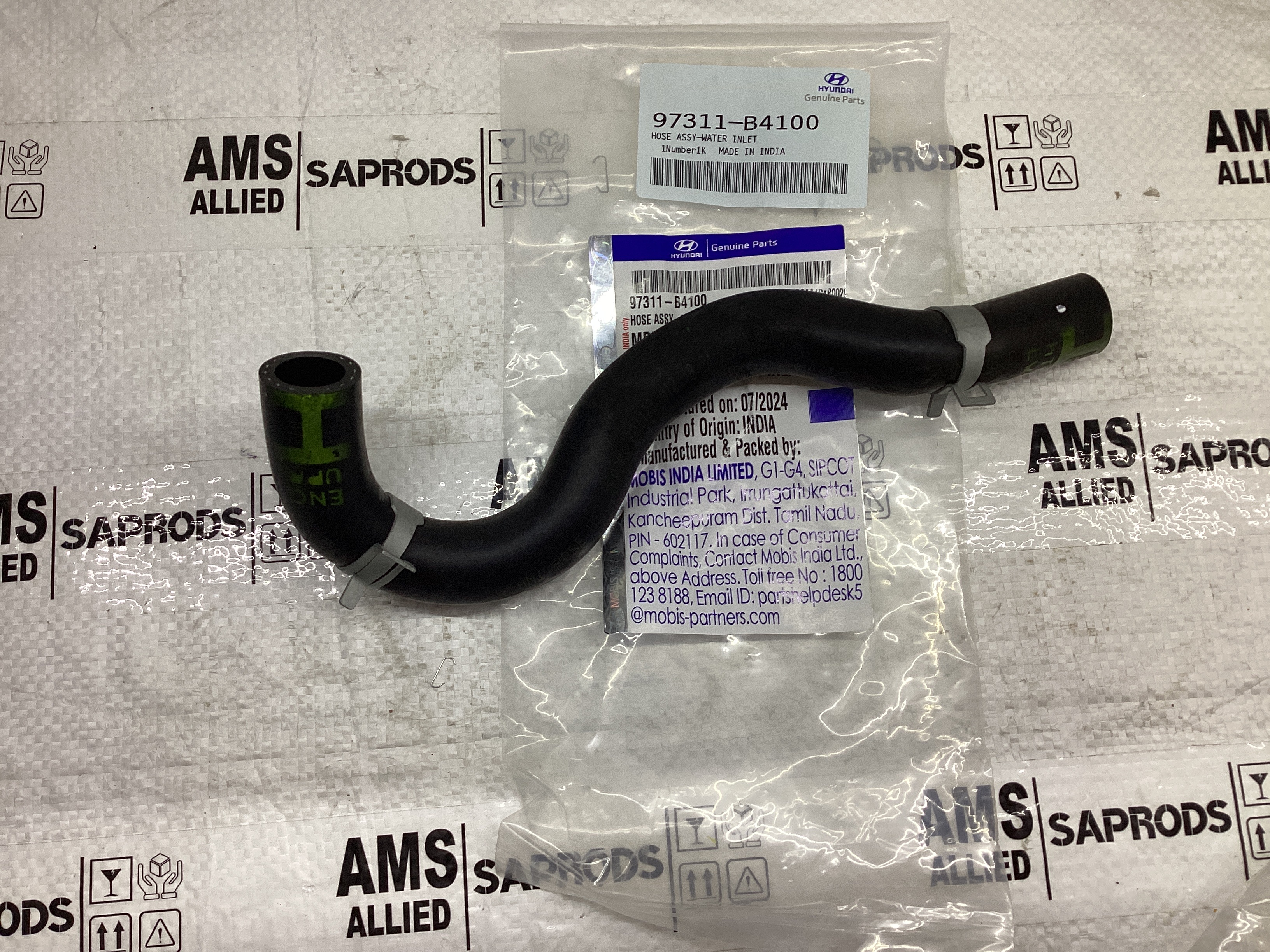 HYUNDAI I 10 HOSE ASSY WATER INLET 97311B4100 STOCKID 2800