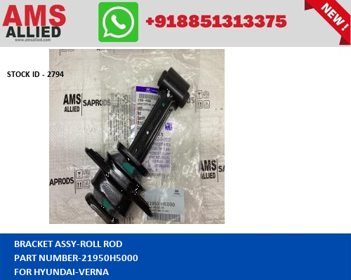 HYUNDAI VERNA BRACKET ASSY ROLL ROD 21950H5000 STOCKID 2794