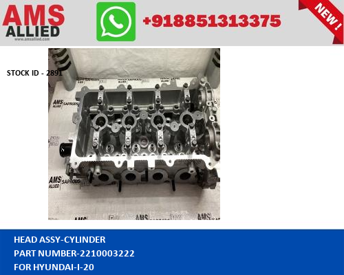 HYUNDAI I 20 HEAD ASSY CYLINDER 2210003222 STOCKID 2893