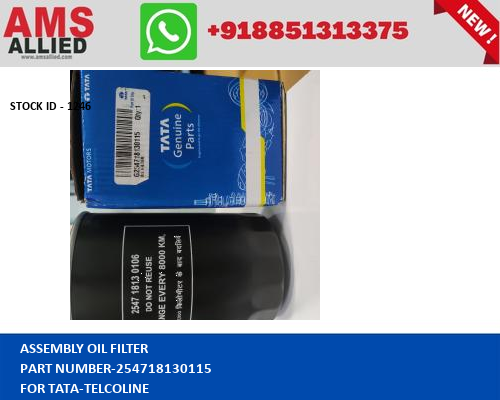 TATA TELCOLINE ASSEMBLY OIL FILTER 254718130115 STOCKID 1246