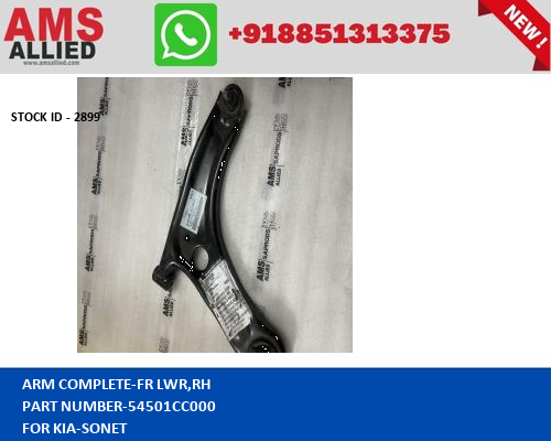 KIA SONET ARM COMPLETE FR LWR,RH 54501CC000 STOCKID 2899