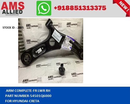 HYUNDAI CRETA ARM COMPLETE FR LWR RH 54501Q6000 STOCKID 2795