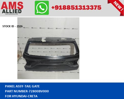 HYUNDAI CRETA PANEL ASSY TAIL GATE 72800BV000 STOCKID 2926